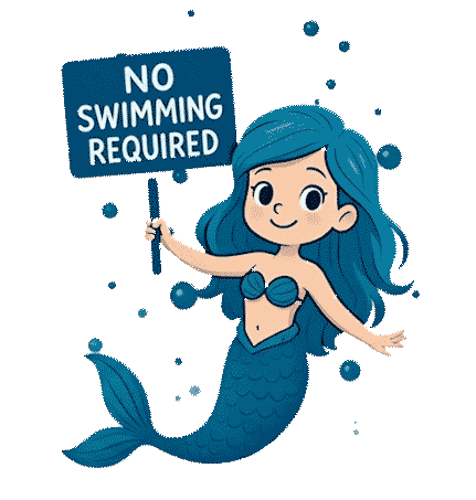 No swimming required